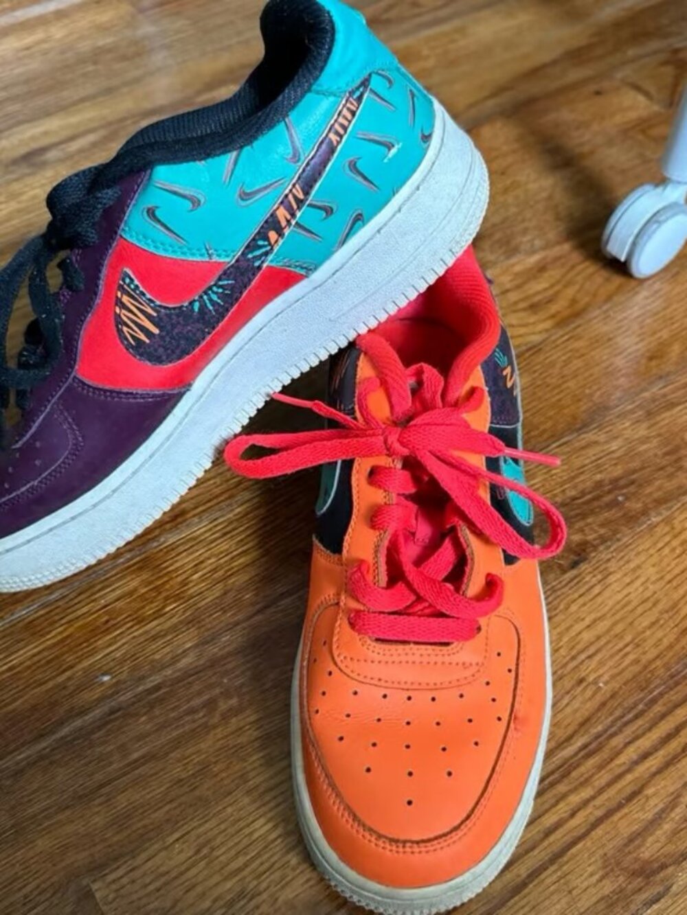 Nike Air Force 1 LV8 What The 90s GS 6.5Y Womens 8 AT3407-600 2018